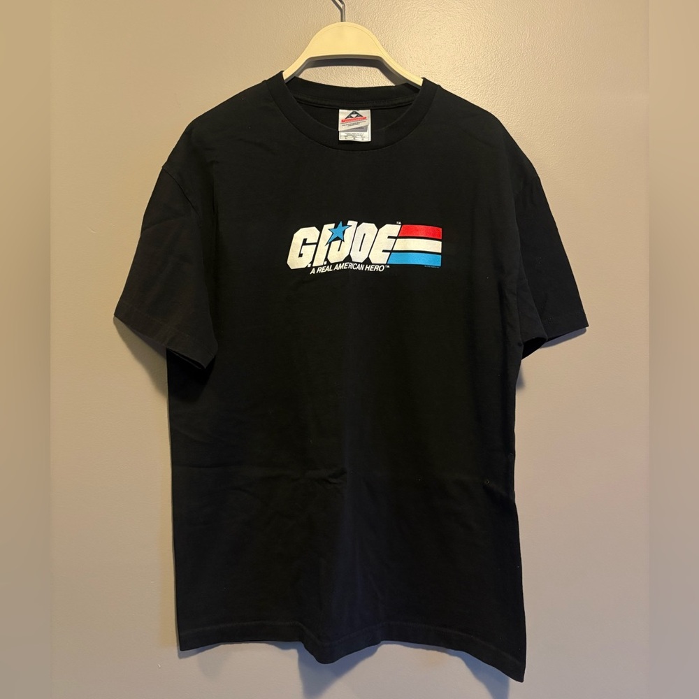 2000s Hasbro Black Short Sleeve Tee G.I. Joe Logo